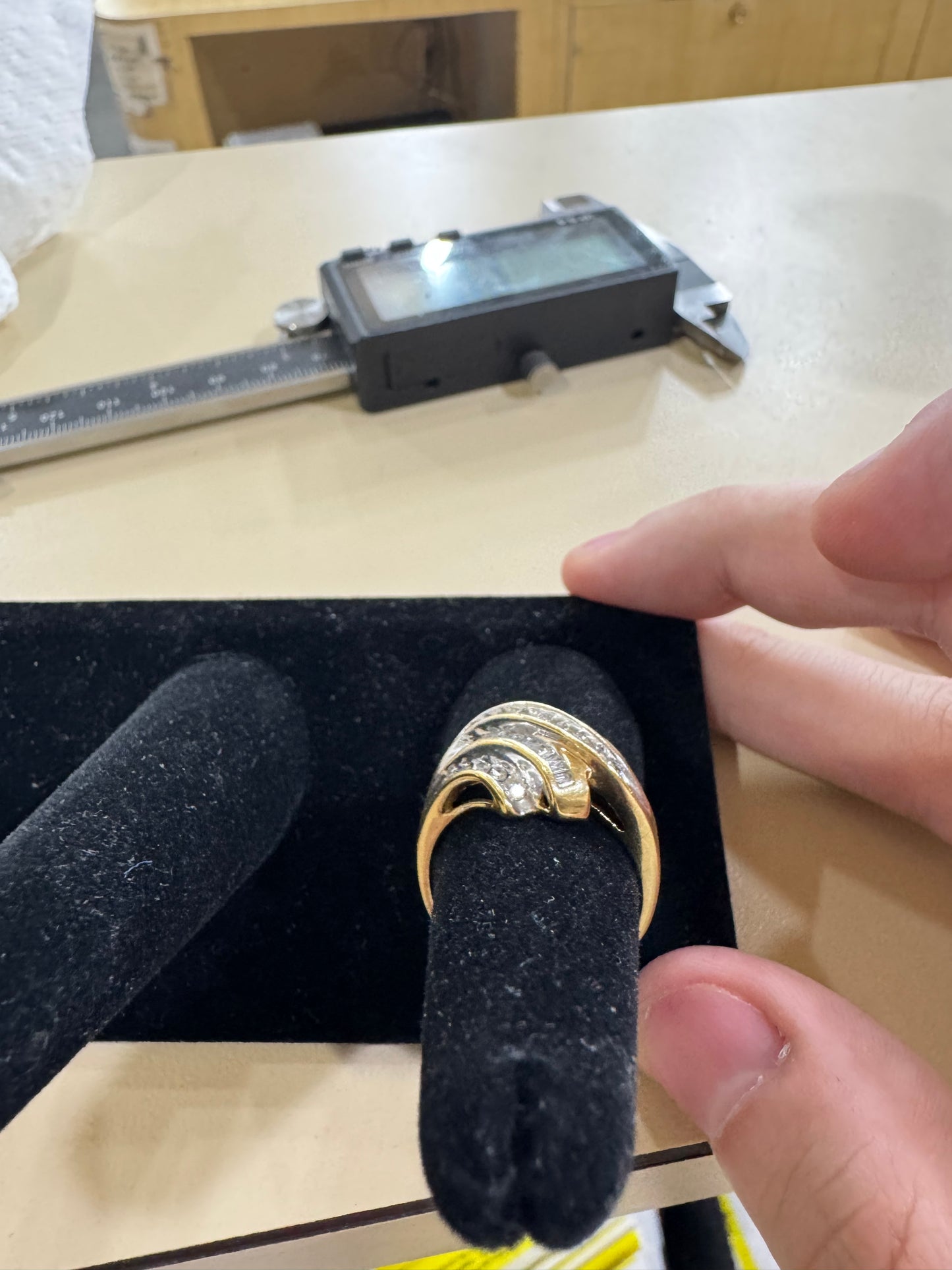 10K White Gold Women's Ring 0.50 ct Natural Diamond