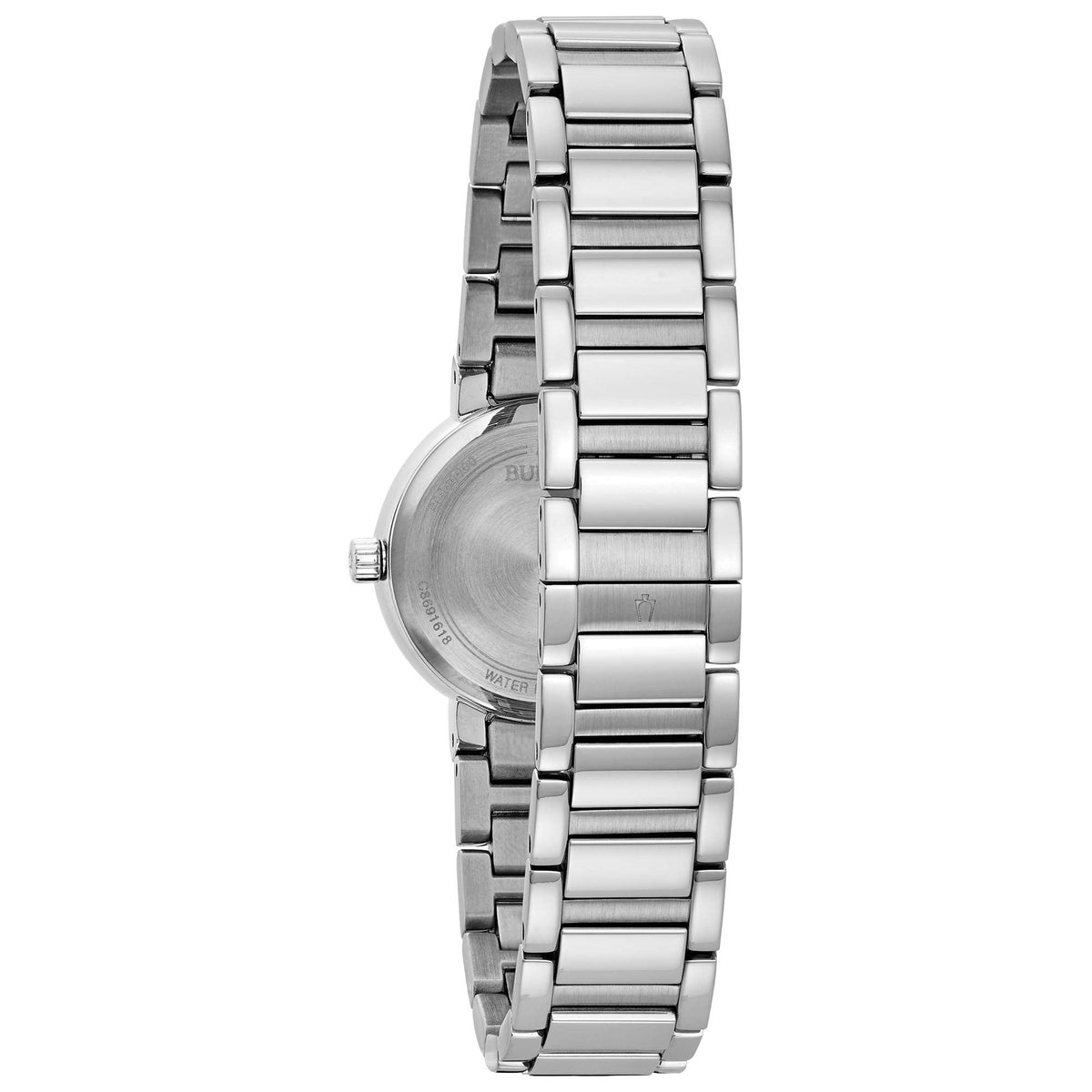 Bulova Futuro 96P172 Women's Black Mother-of-Pearl Diamond-Accent Quartz Watch - additional view 3
