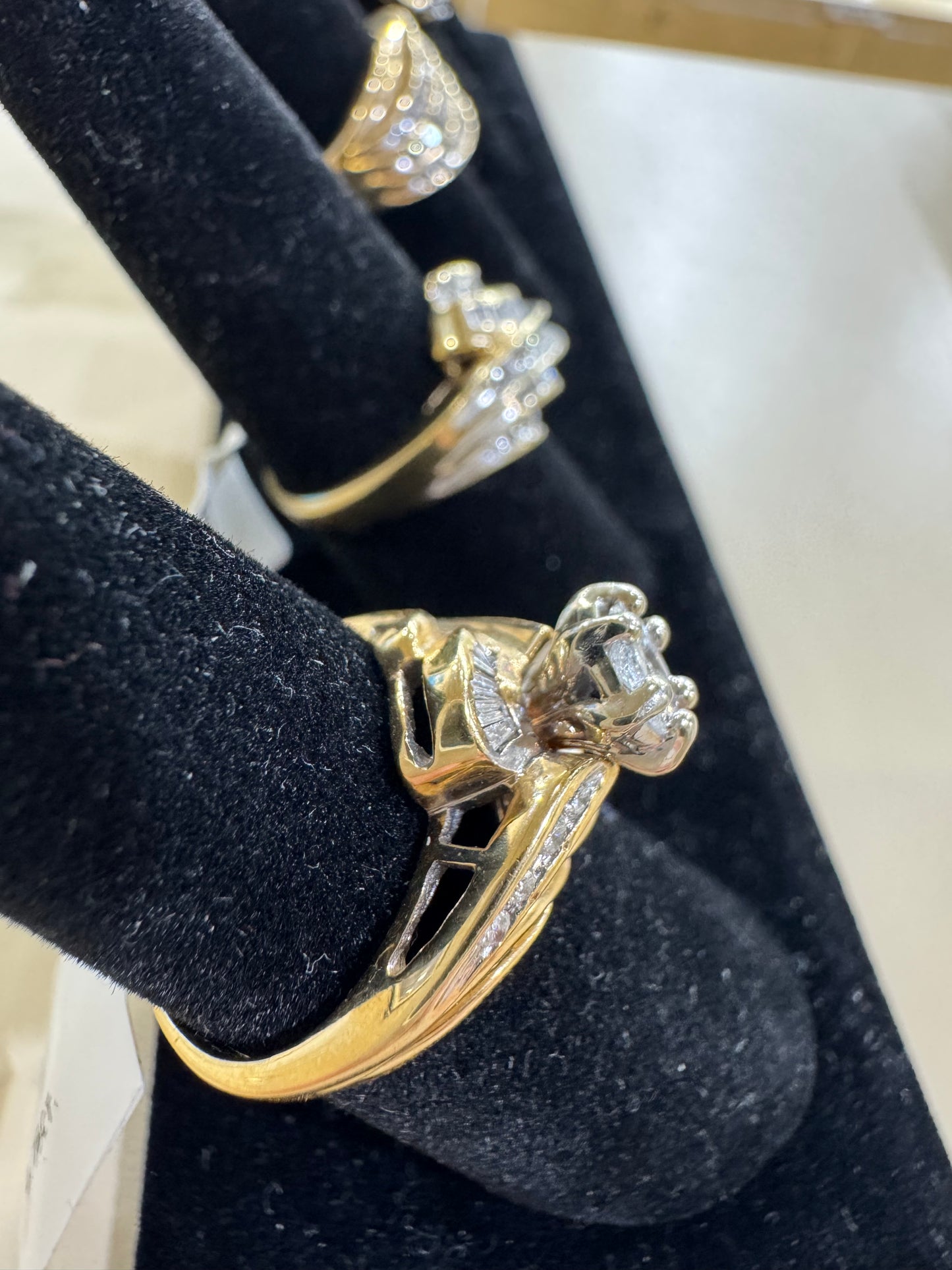 14K White Gold Women's Ring 0.75 ct Marquise Head Natural Diamond