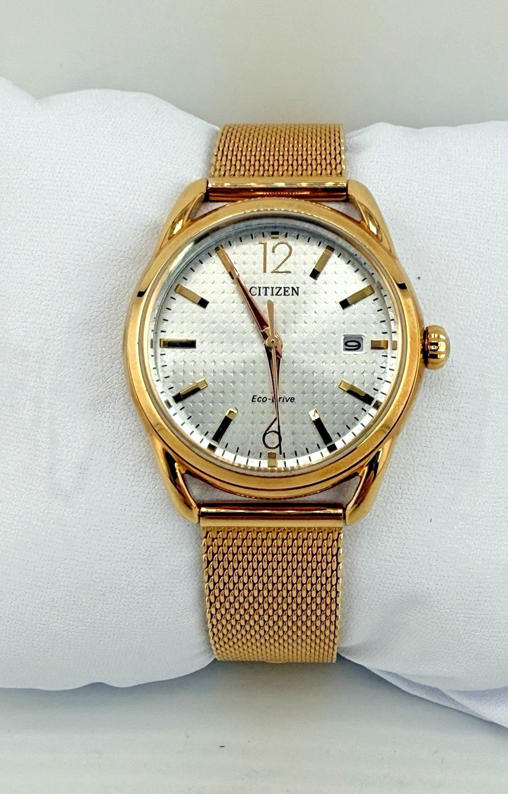 Citizen Ladies Eco-Drive LTR FE6083-72A Rose Gold-Tone Steel Watch- New!!