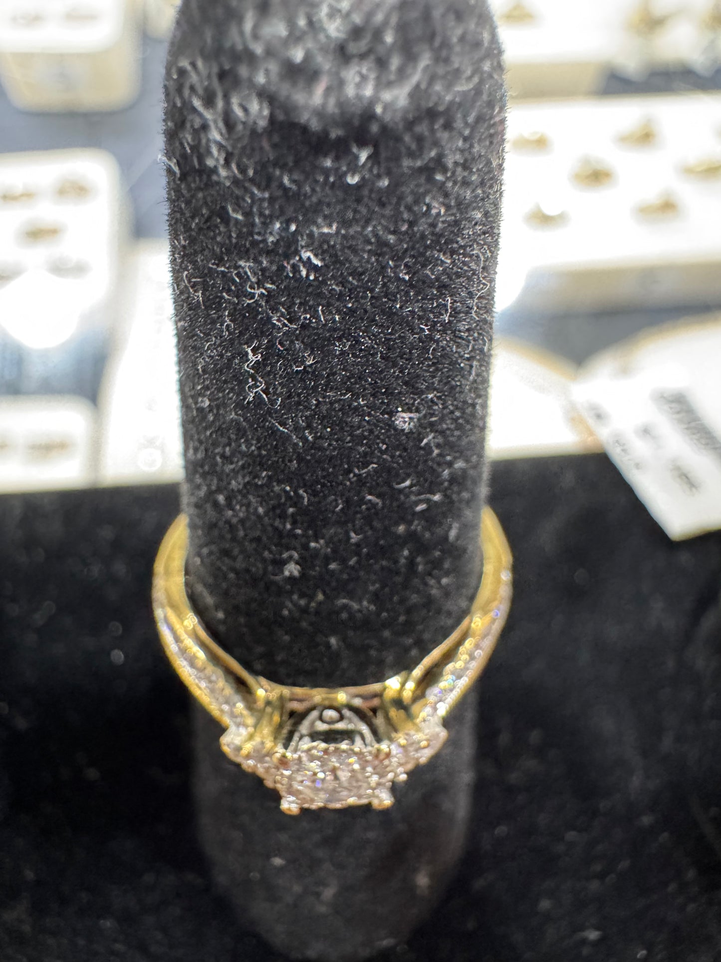 10K Yellow Gold Women's Ring 0.50 ct Natural Diamond