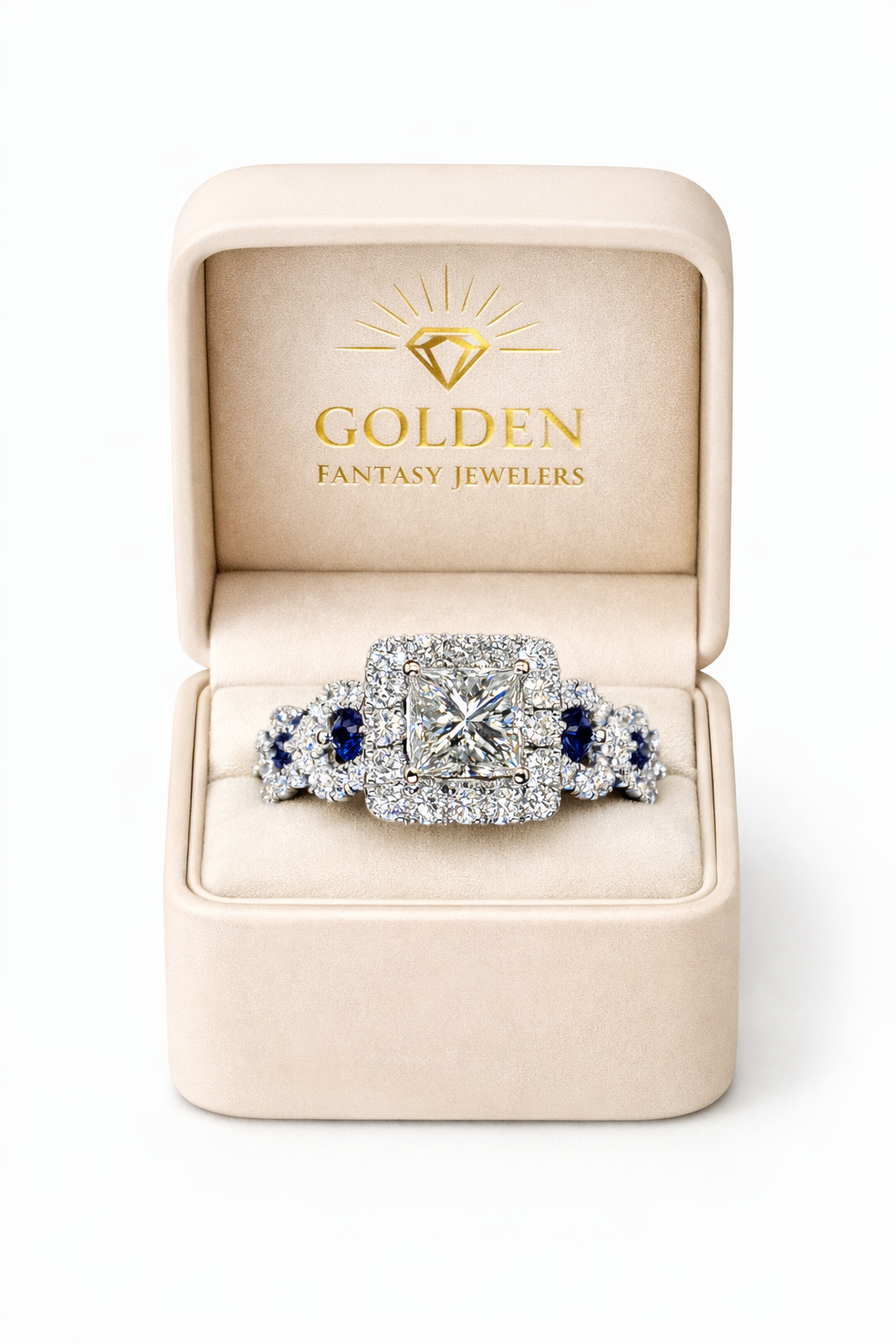 14K White Gold Ring 1.00 ct Natural Diamond