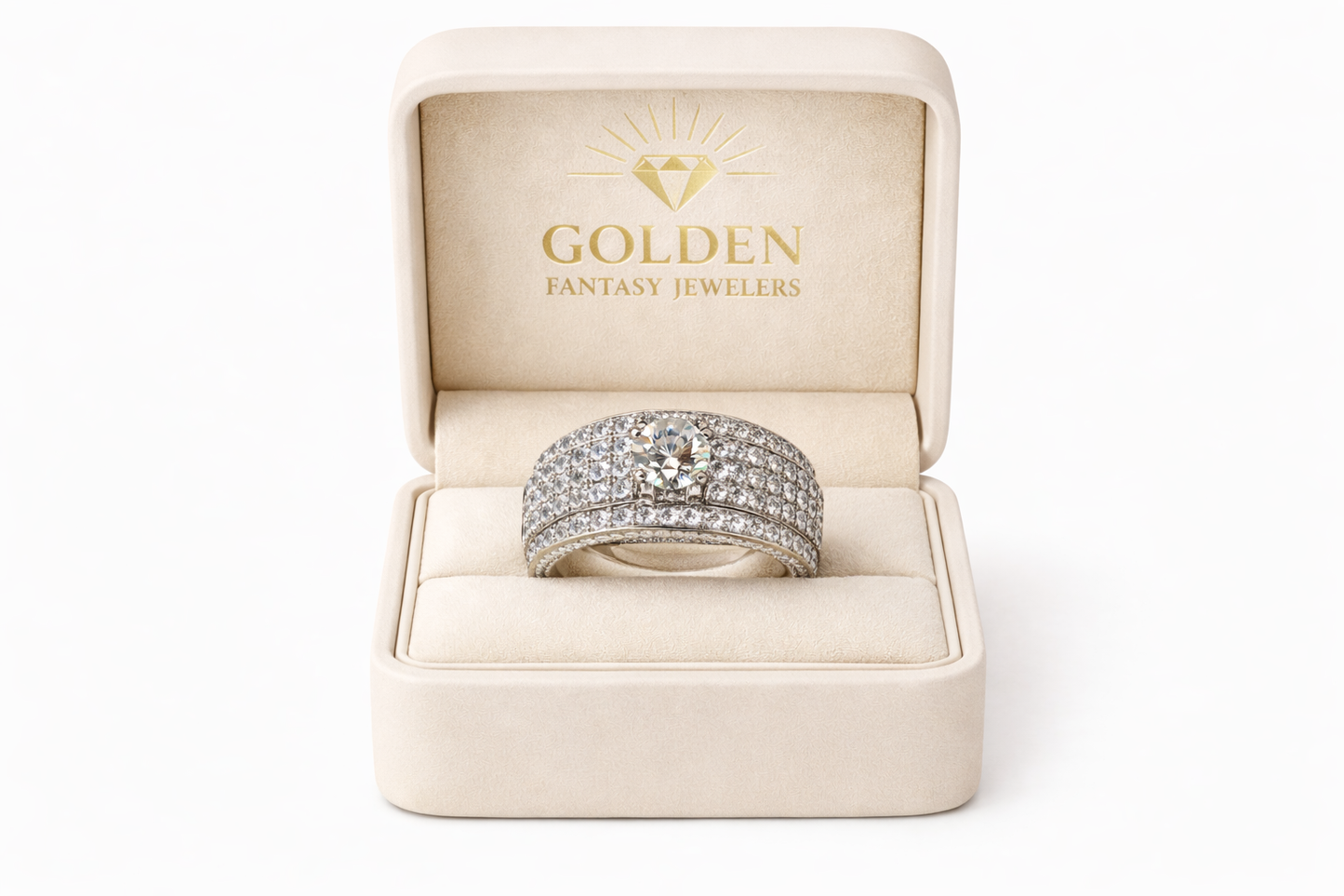 14K Yellow Gold Ring 1.50 ct Natural Diamond