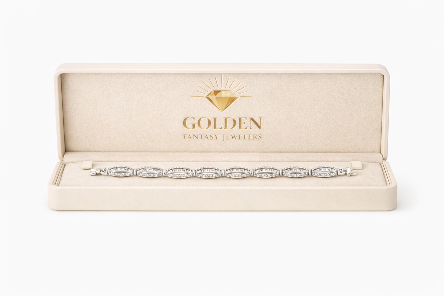 Sterling Silver Tennis Bracelet 0.25 ct Natural Diamond