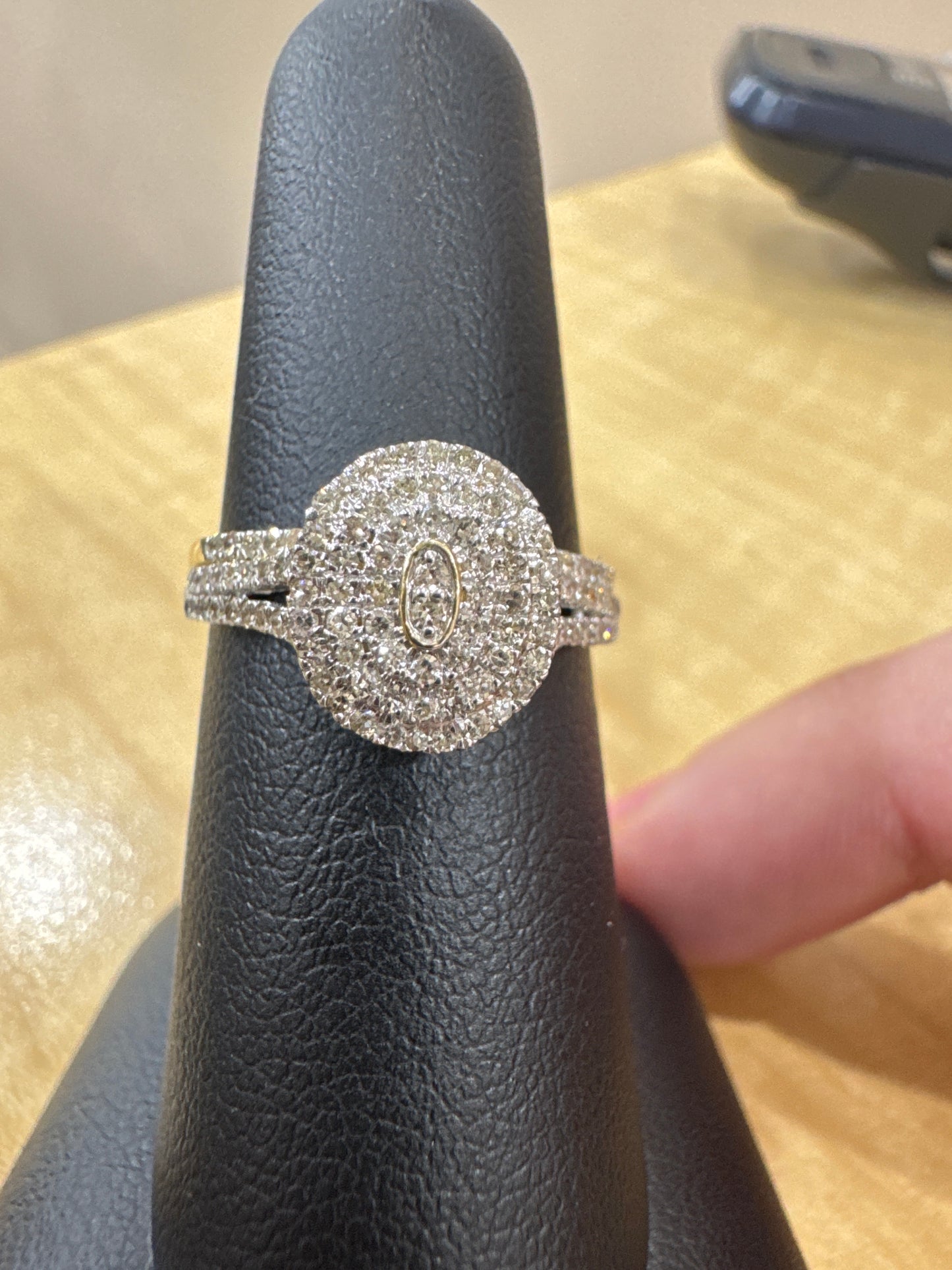 14K Yellow Gold Women's Wedding Set, 0.50 ct Natural Diamond