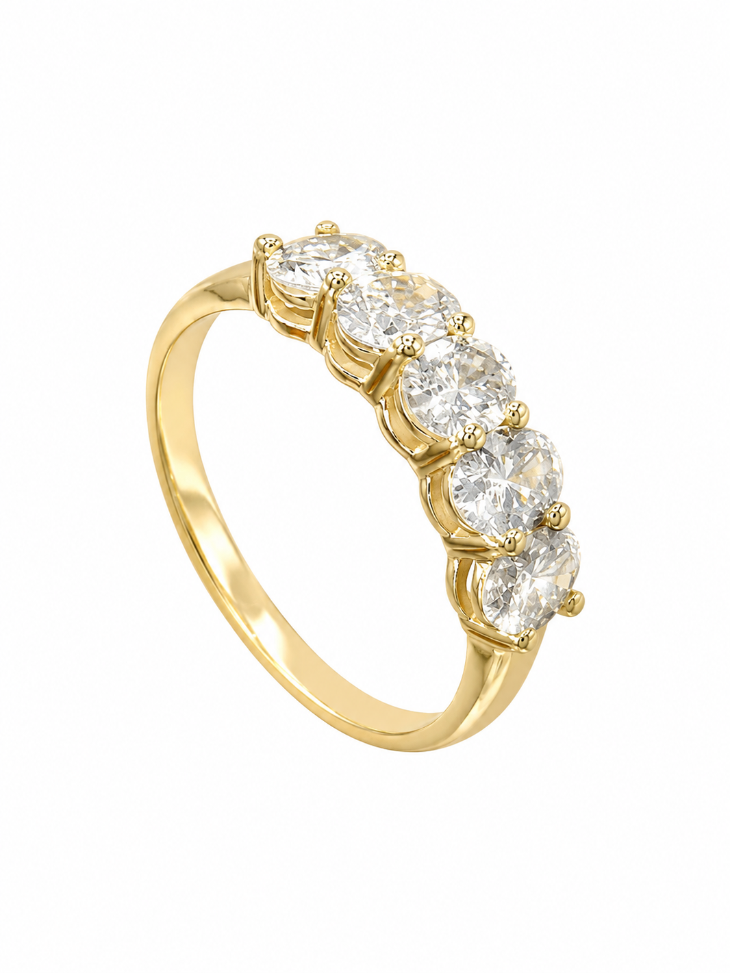 14K Yellow Gold Women's Ring 1.00 ct Lab Grown Diamond