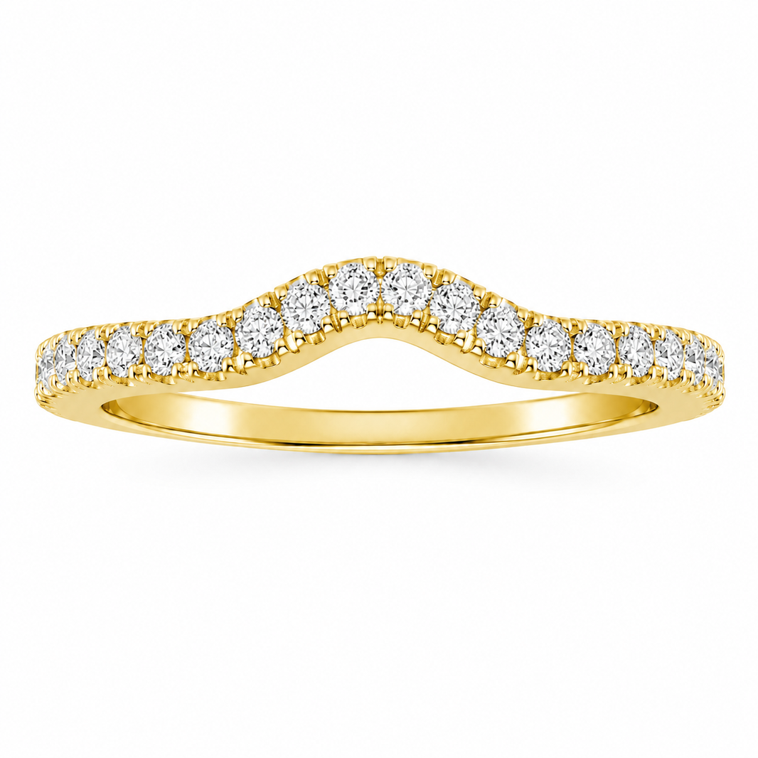 14K Yellow Gold Women’s Ring Emerald 2.50 ct Lab Grown Diamond