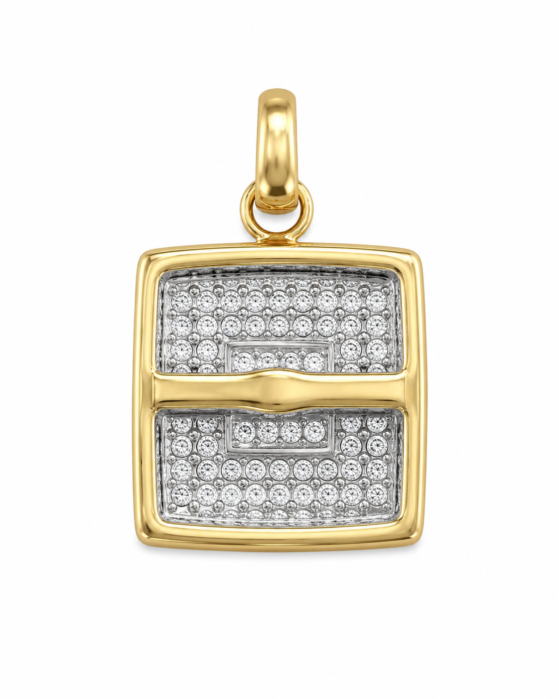 10K White Gold Women’s Charm 0.45 ct Natural Diamond