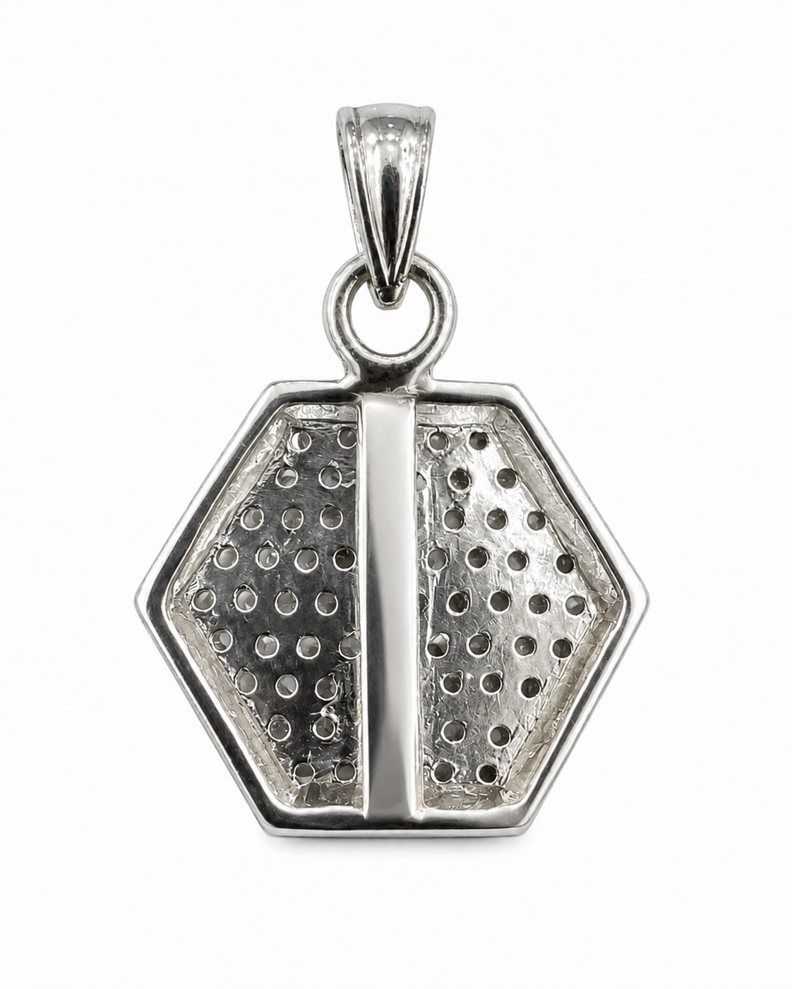 14K White Gold Women’s Charm 0.20 ct Natural Diamond