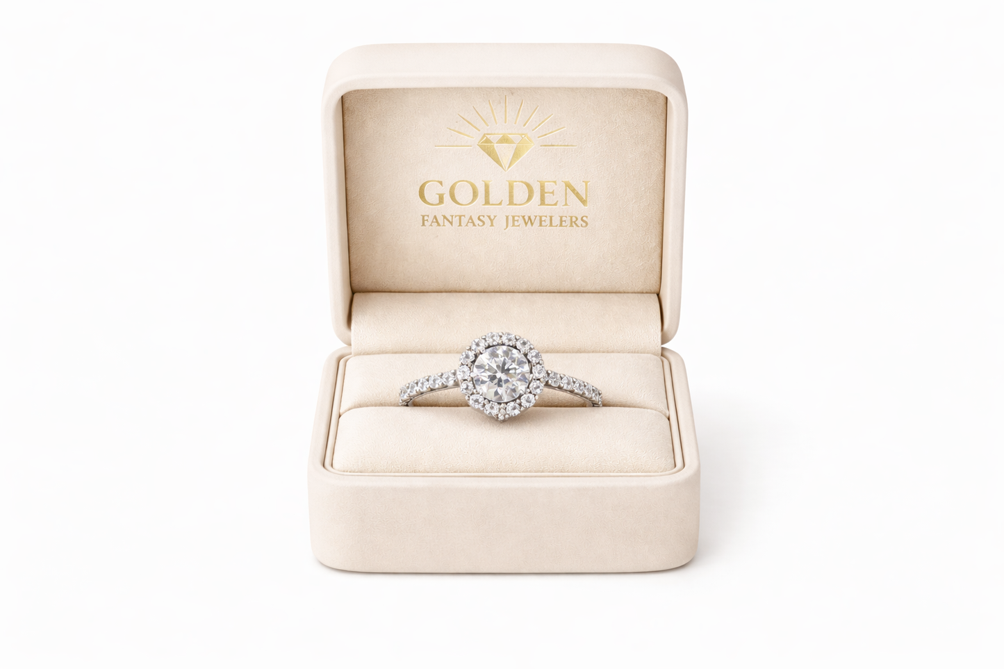 14K Yellow Gold Women's Ring 0.67 ct Natural Diamond