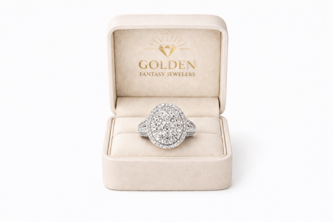 10K White Gold Women's Ring 1.00 ct Natural Diamond