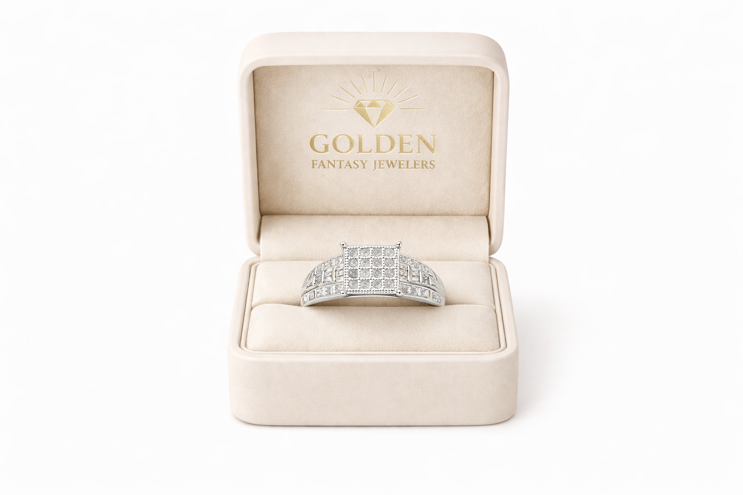 Sterling Silver Women's Ring 0.25 ct Natural Diamond