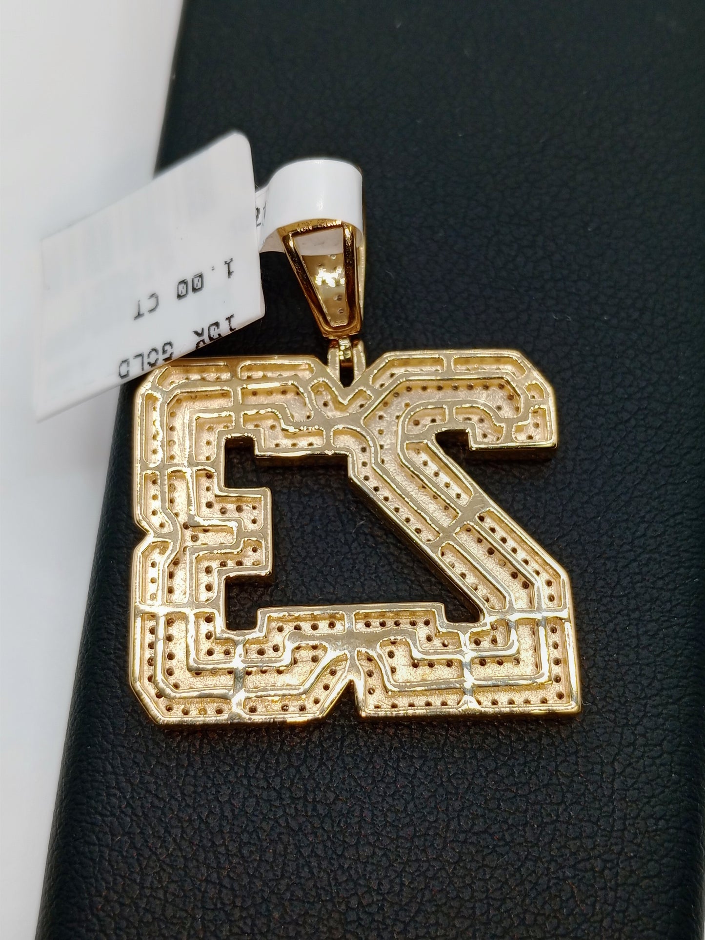 Gold and Diamond Number 23 Pendant - Natural Diamonds - Converse - Unisex