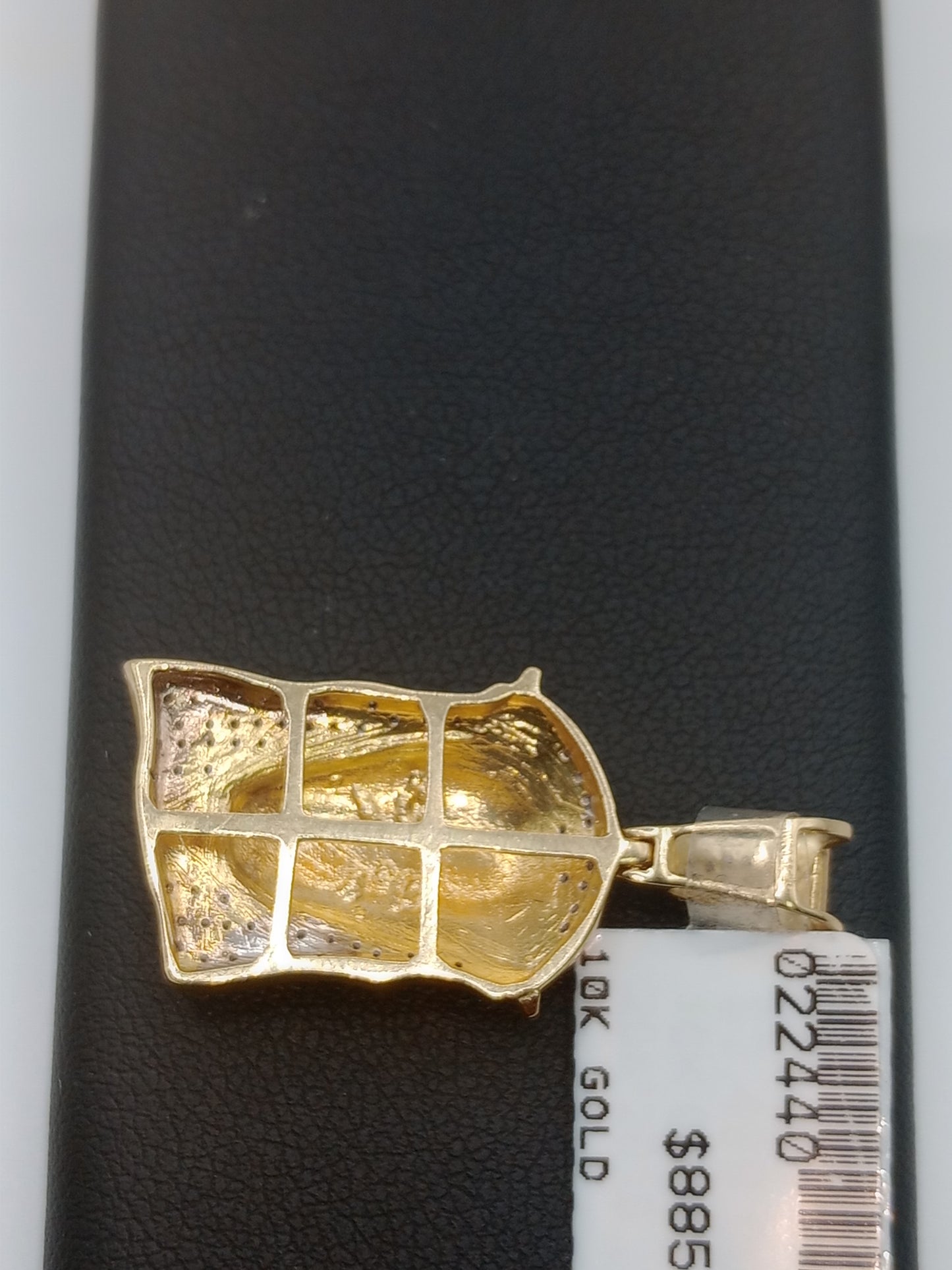 Diamond Jesus Pendant - Natural Diamonds - Jesus Charm - Unisex