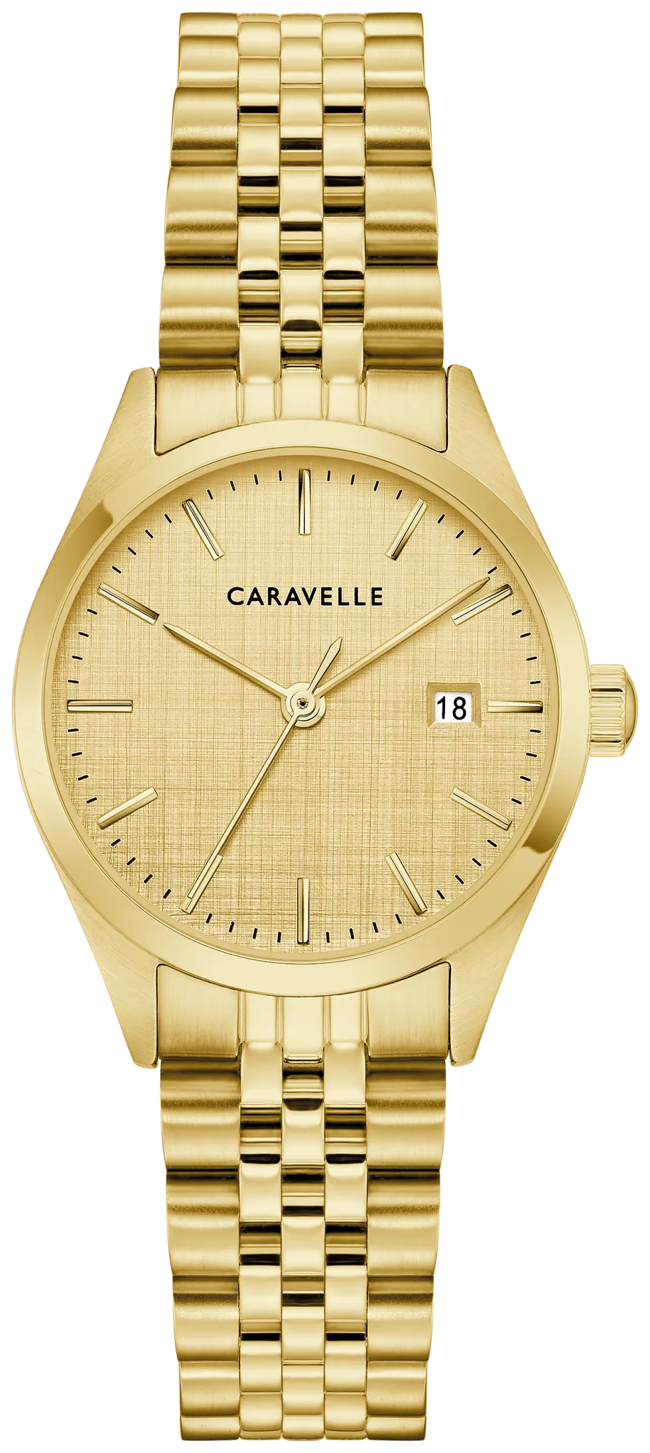 Caravelle Classic 44M117 Women's Gold-Tone Quartz Watch
