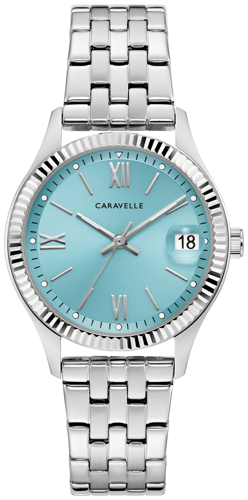 Caravelle Dress 43M124 Women's Silver-Tone Quartz Watch
