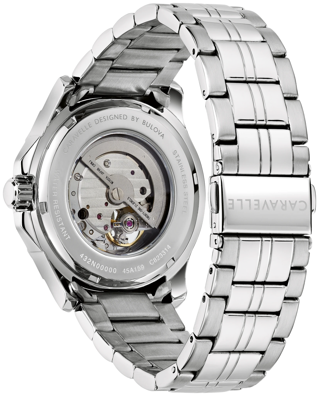 Caravelle 43A159 watch - Bracelet and back (manufacturer image 2 of 4)