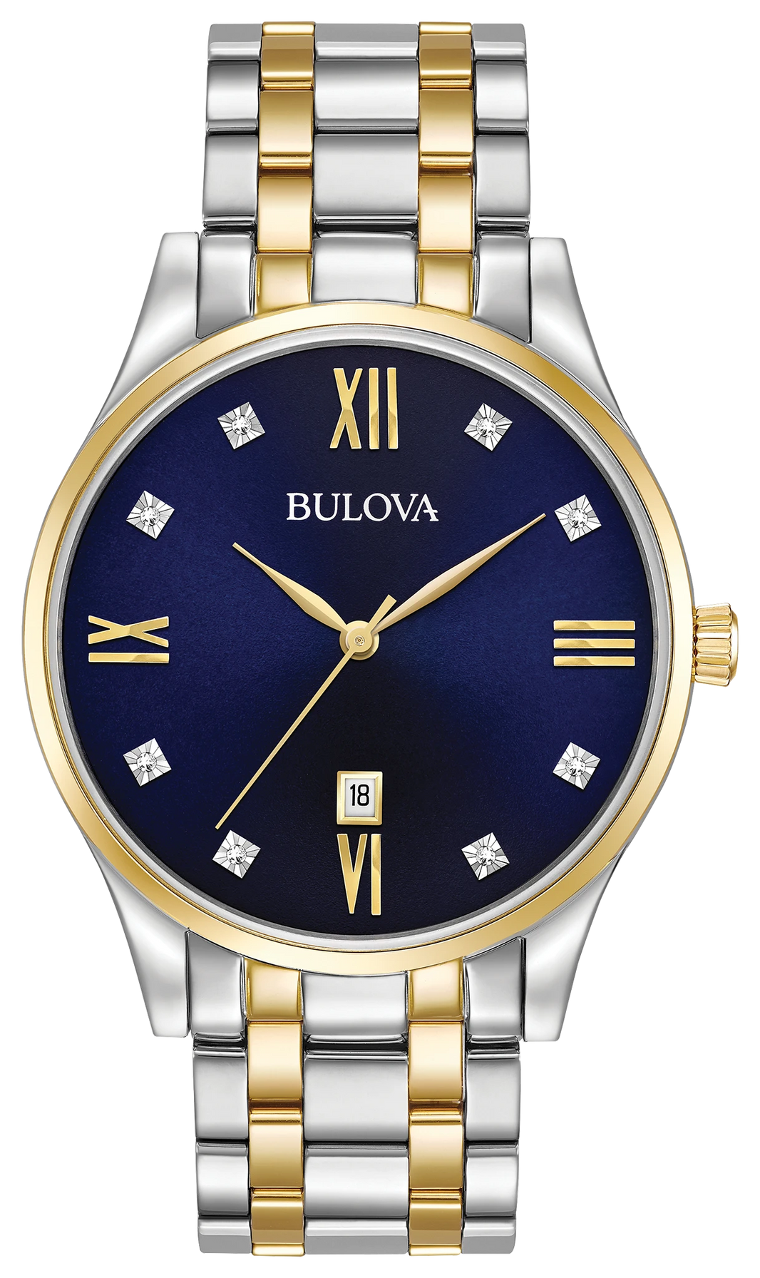 Bulova Classic 98D130 Men's Two-Tone Quartz Watch