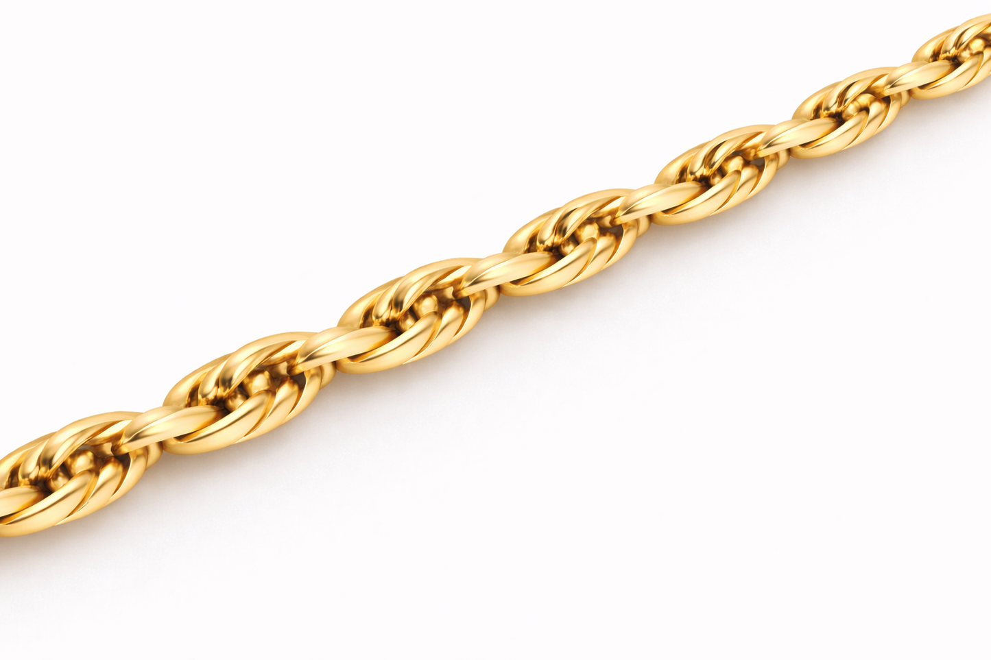 10k/14k - 3.00mm Diamond-Cut Rope Chain - Yellow Gold