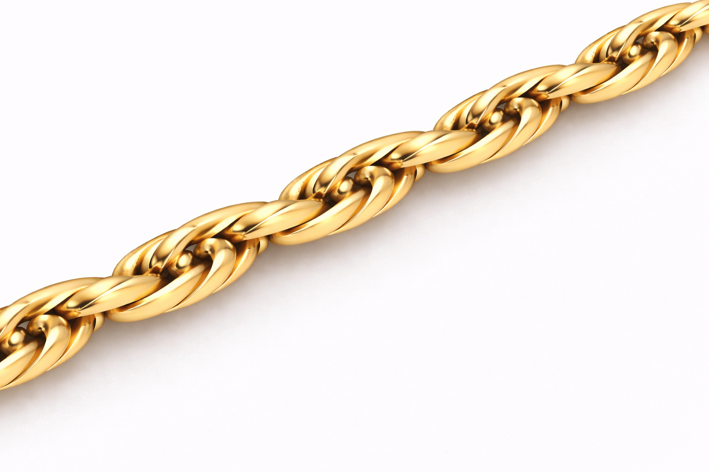 10k/14k - 4.00mm Diamond-Cut Rope Chain - Yellow Gold
