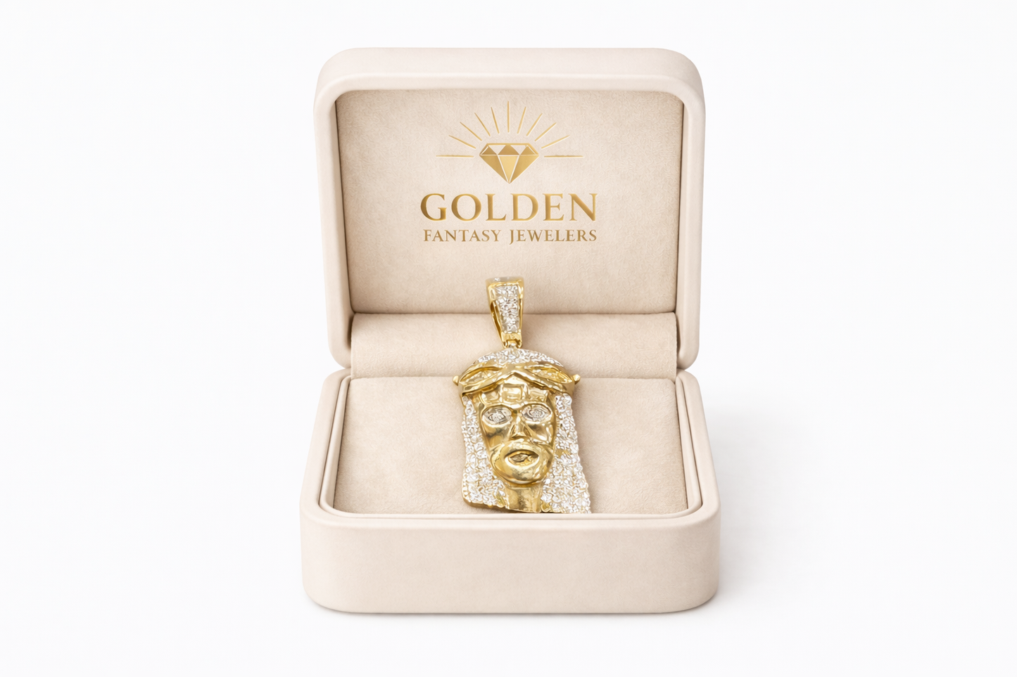 10K Yellow Gold Charm 0.32 ct Natural Diamond