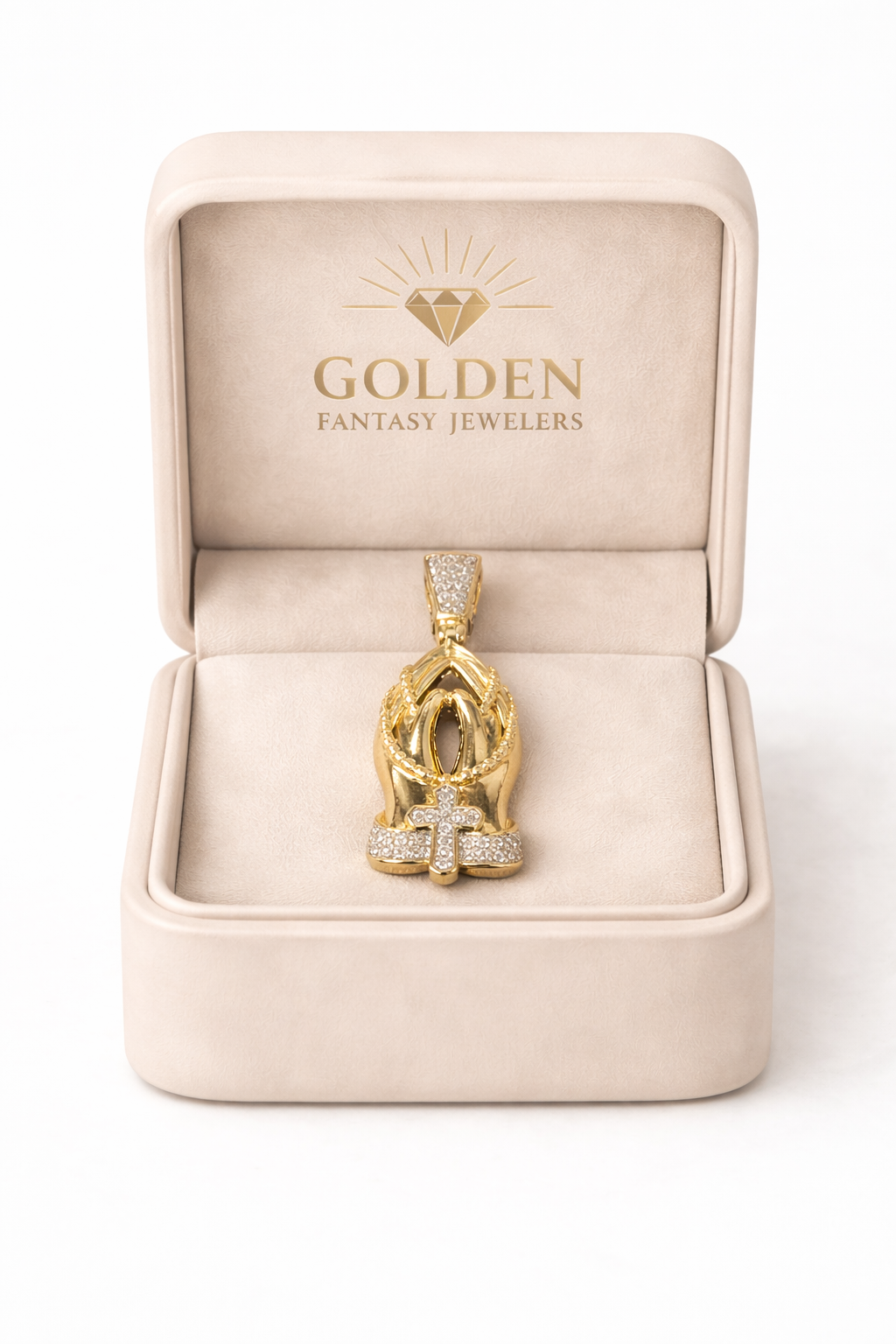 14K Yellow Gold Charm 0.27 ct Natural Diamond