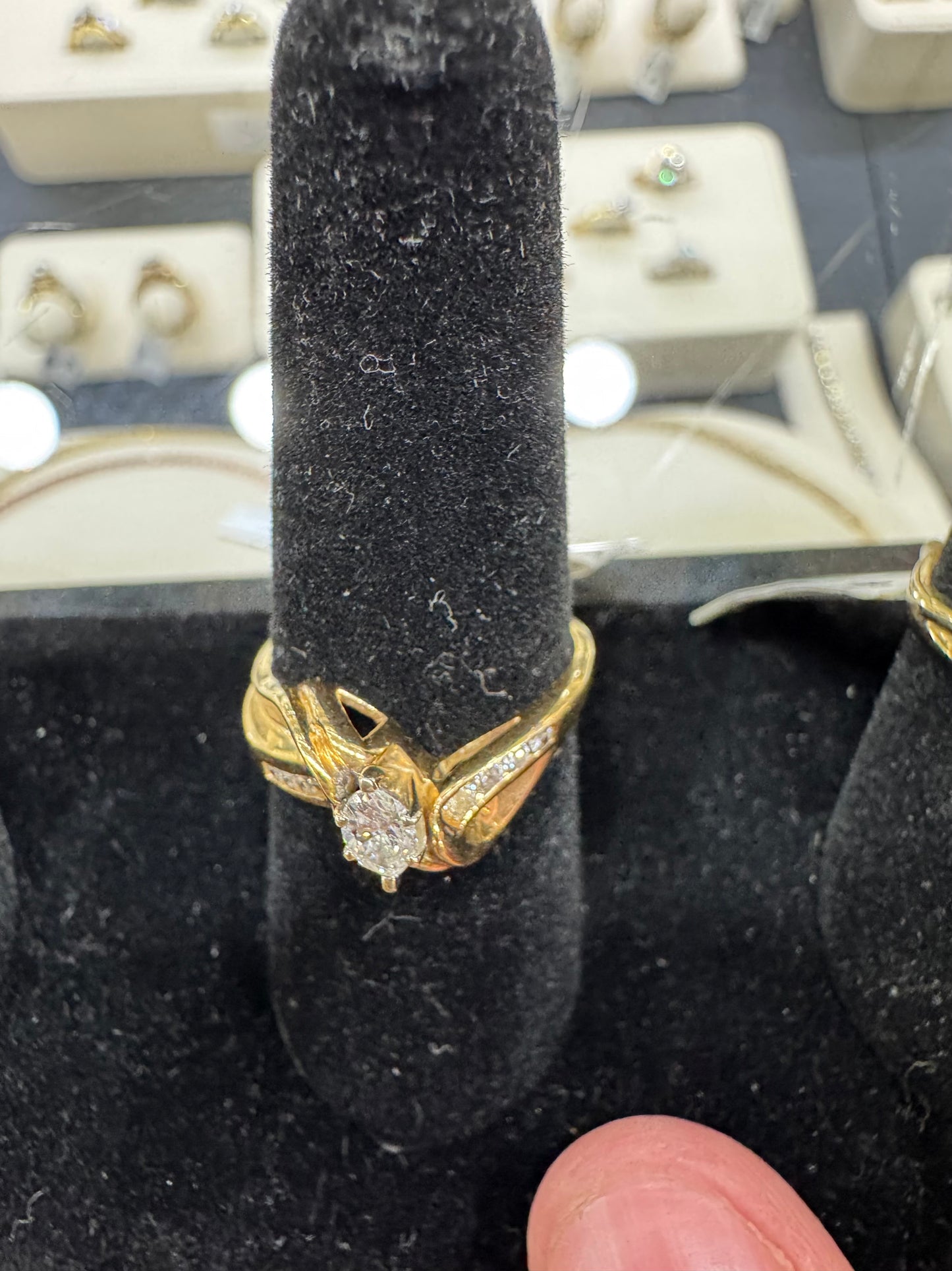 14K Yellow Gold Women's Ring 0.50 ct Natural Diamond