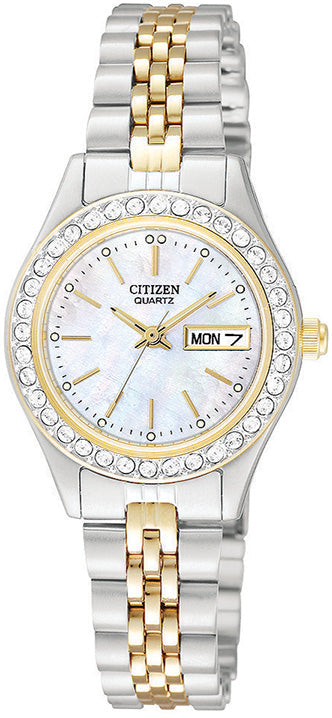 Citizen EQ0534-50D Women's Two-Tone Quartz Watch - front view