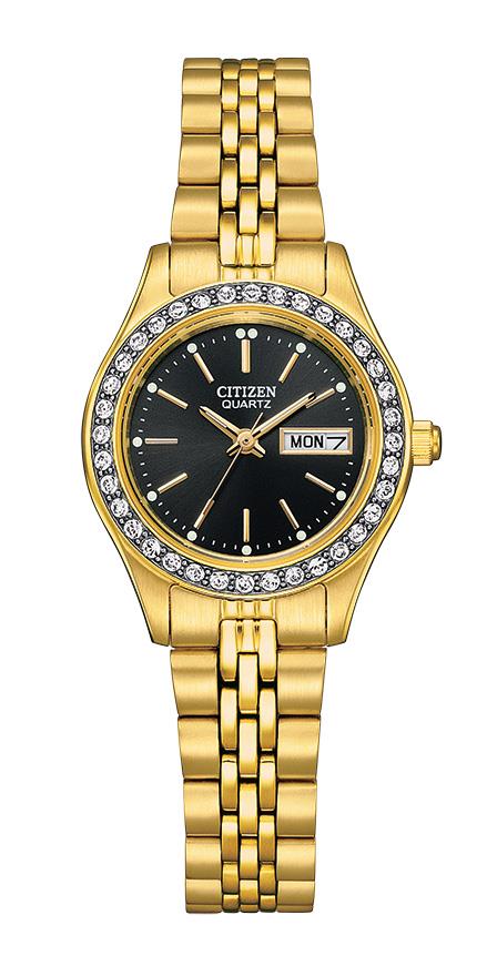Citizen EQ0532-55E Women's Gold-Tone Quartz Watch - front view