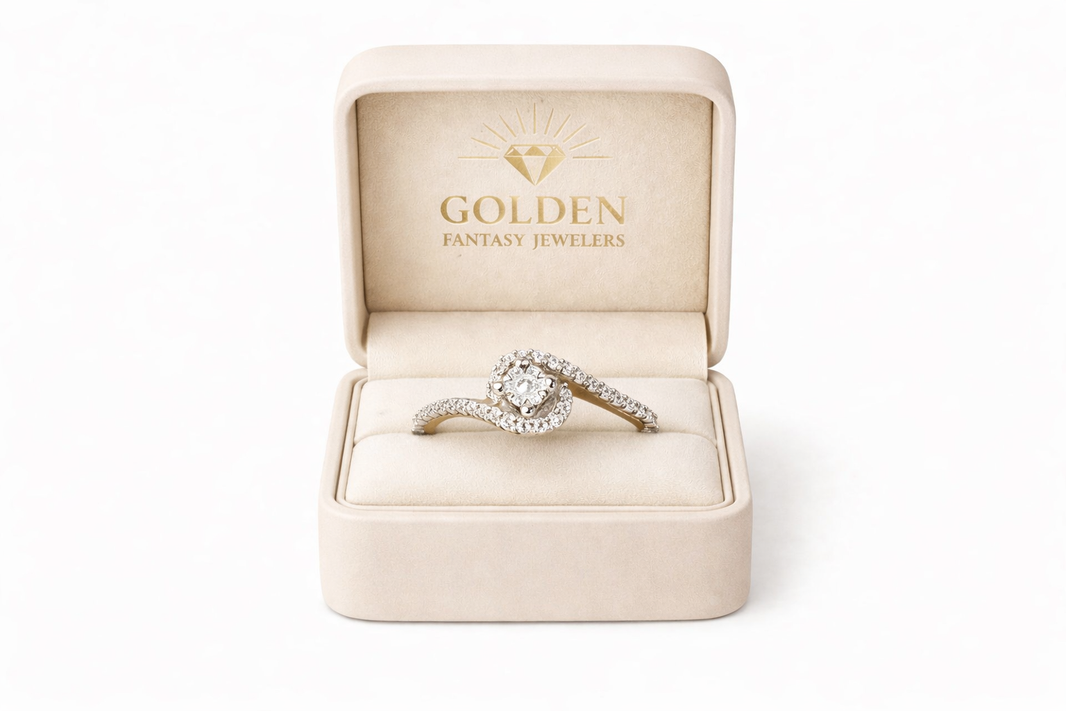 10K Yellow Gold Women's Ring 0.25 ct Natural Diamond