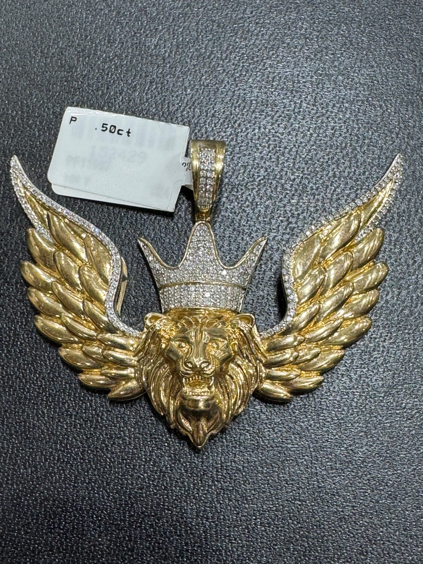 10K Yellow Gold Charm 0.50 ct Natural Diamond