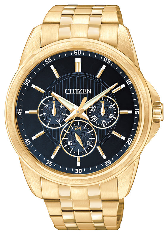 Citizen AG8342-52L Men's Gold-Tone Quartz Watch - front view