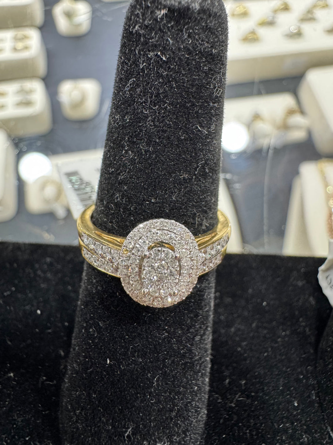 14K Yellow Gold Women's Ring 0.33 Natural Diamond