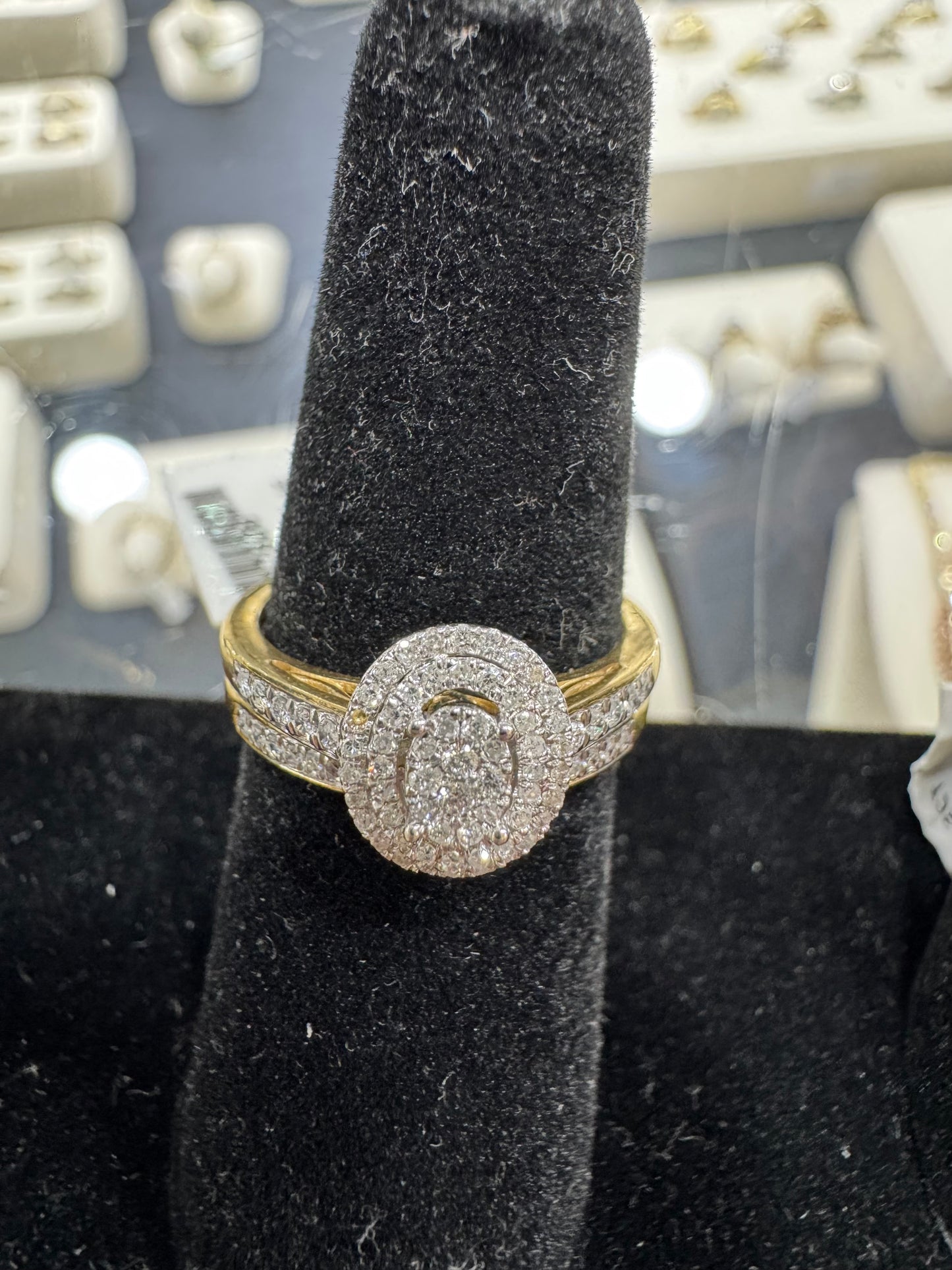 14K Yellow Gold Women's Ring 0.33 Natural Diamond