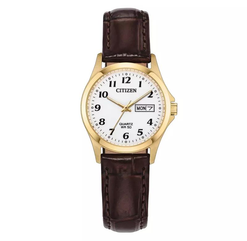 Citizen EQ2003-04A Women's Gold-Tone Quartz Watch - front view
