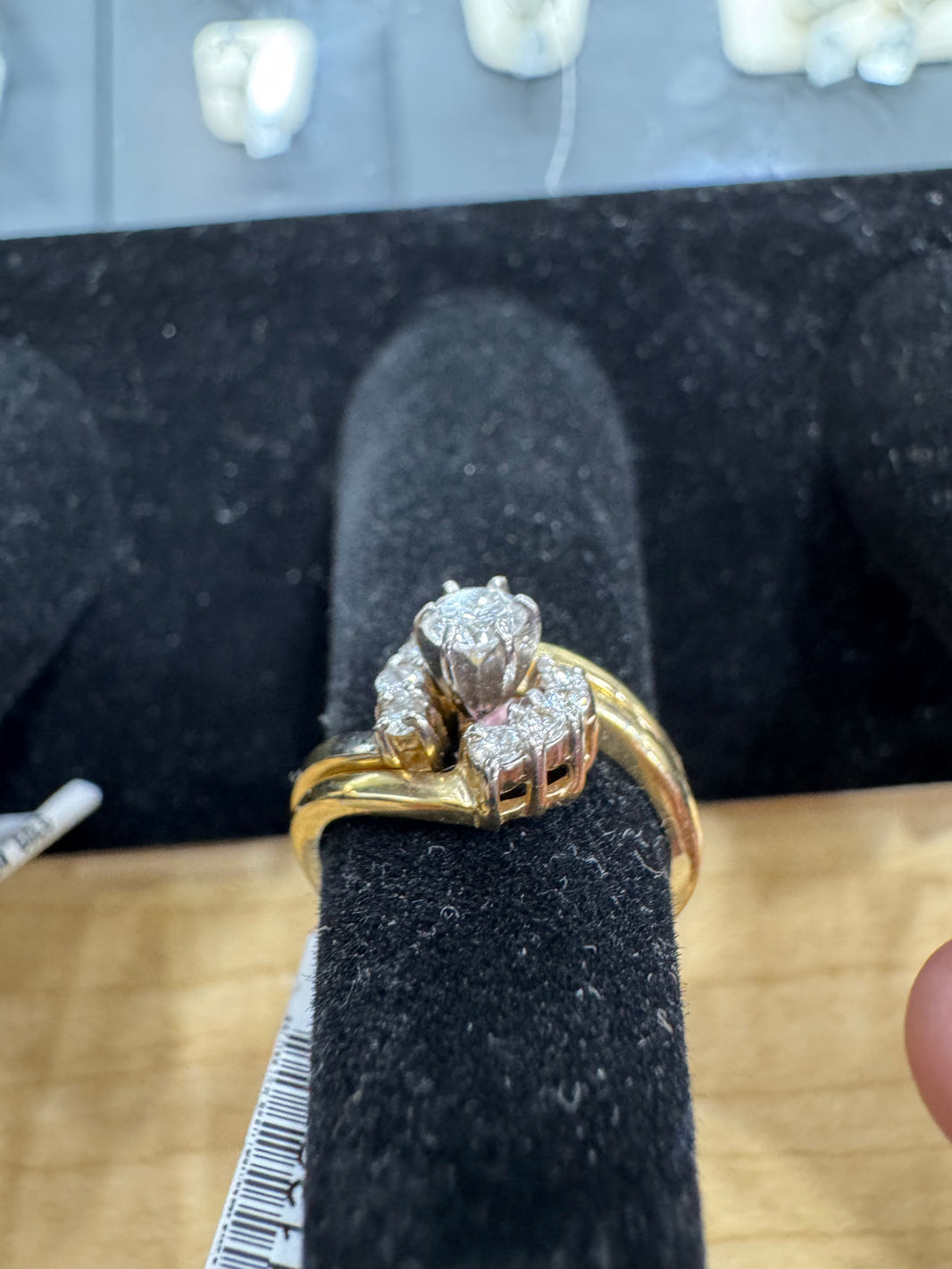 14K Yellow Gold Ring 0.30 ct Natural Diamond