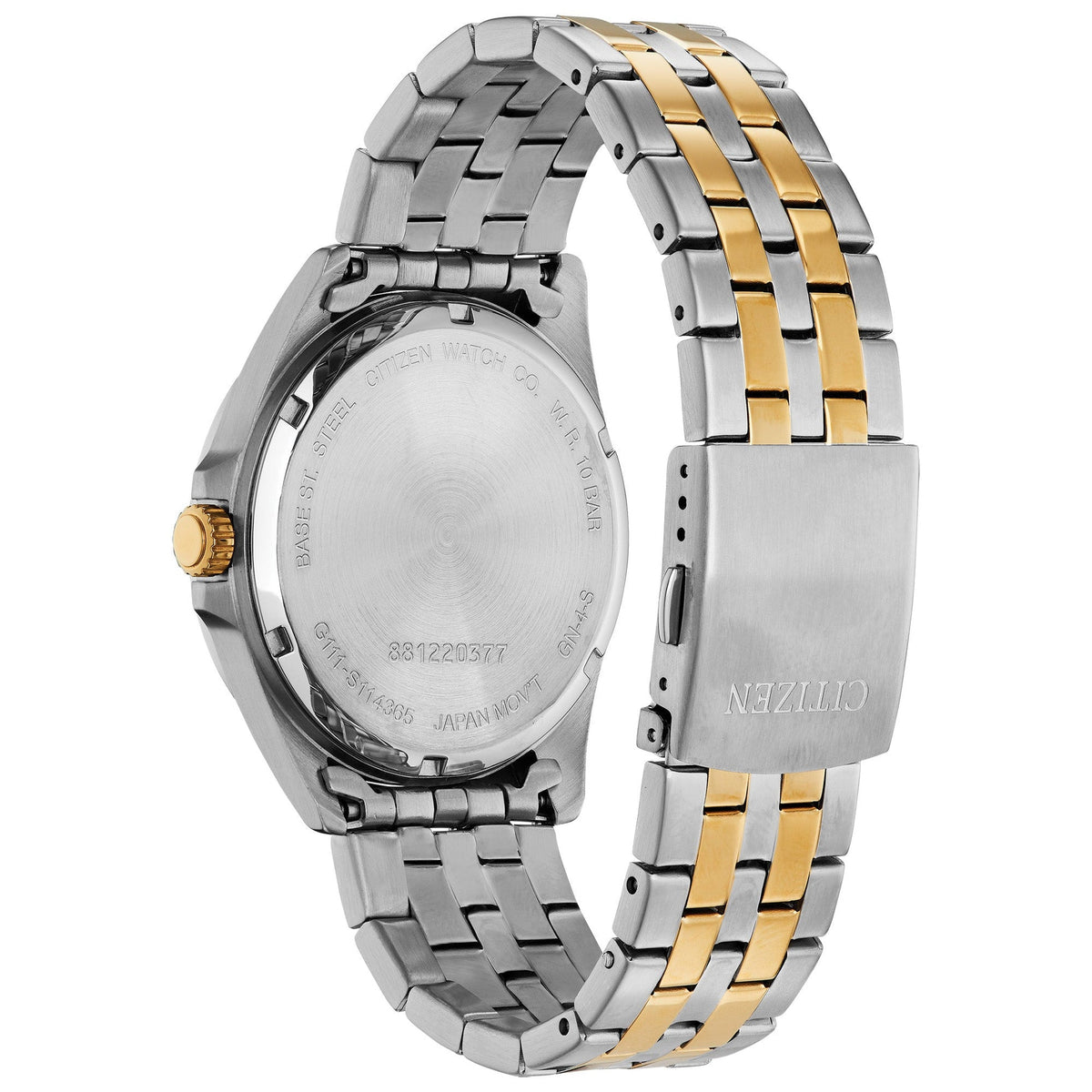 Citizen BI5054-53L - caseback view