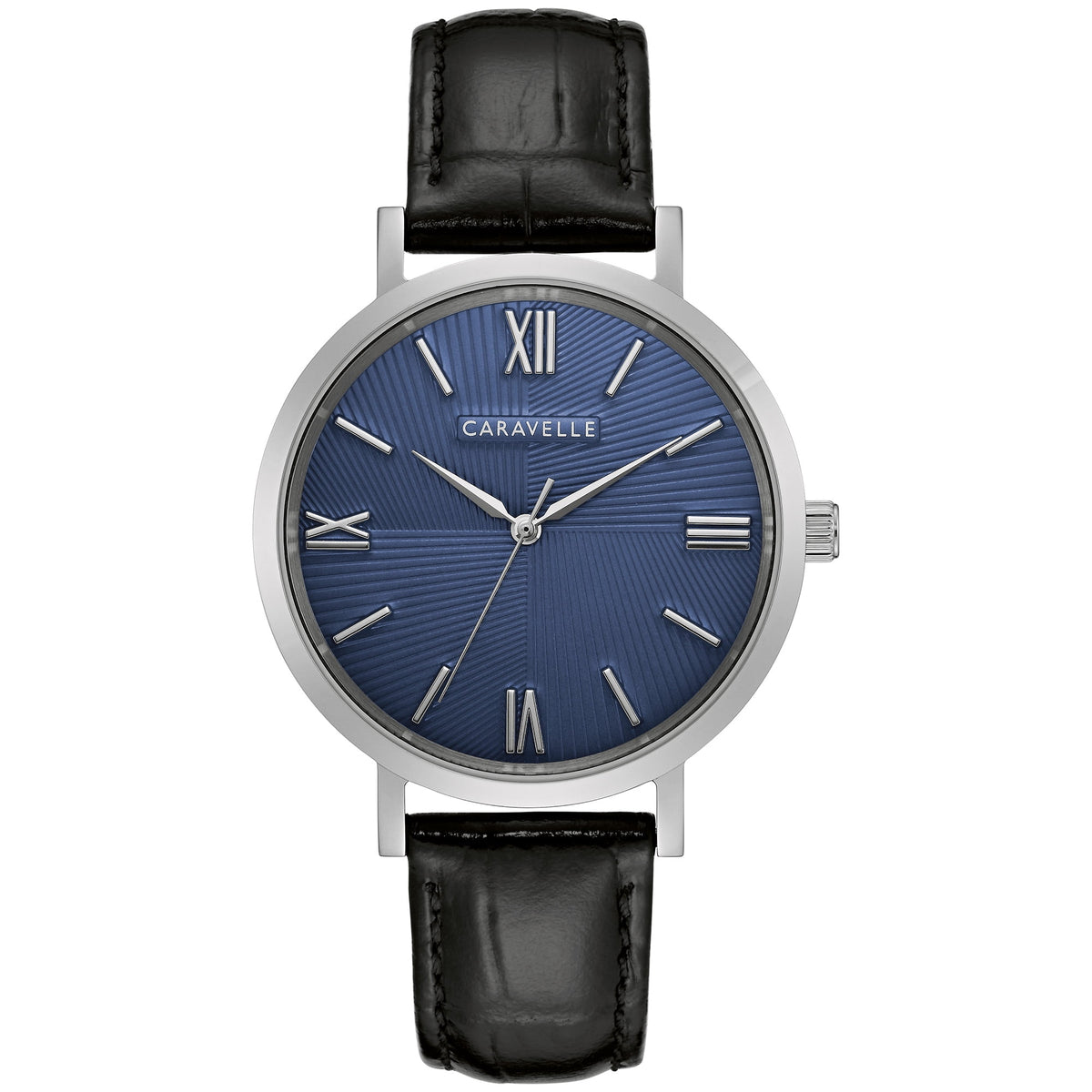 Caravelle Dress 43A152 Men's Silver-Tone Quartz Watch