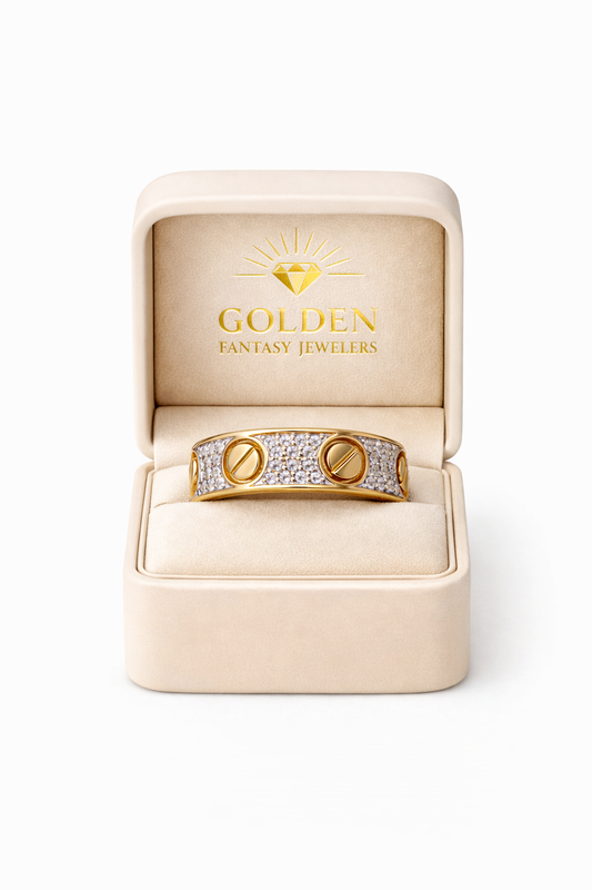 14K White Gold Men's Ring 1.17 ct Natural Diamond