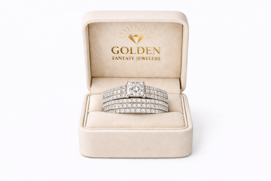 14K White Gold Women's Ring 1.75 ct Natural Diamond