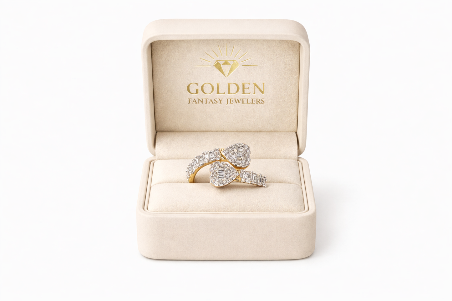 10K Yellow Gold Ring 0.63 ct Natural Diamond