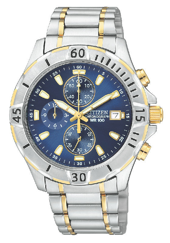 Citizen AN3394-59L Men's Two-Tone Quartz Watch - front view