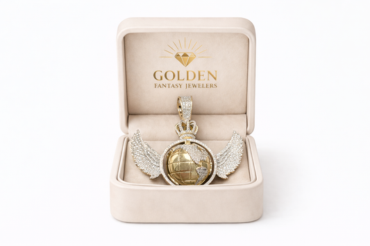 10K Yellow Gold Charm 1.71 ct Natural Diamond