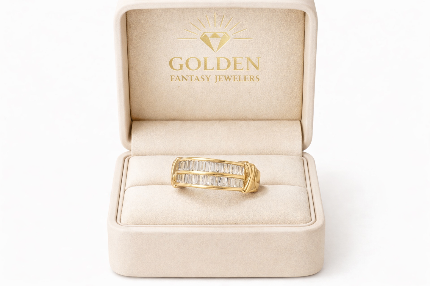 14K White Gold Ring 0.50 ct Natural Diamond