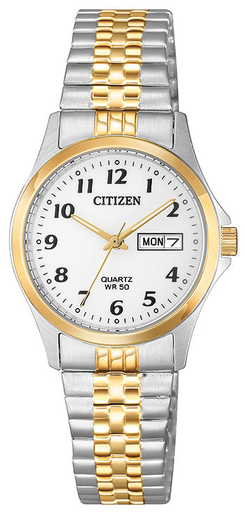 Citizen EQ2004-95A Women's Two-Tone Quartz Watch - front view