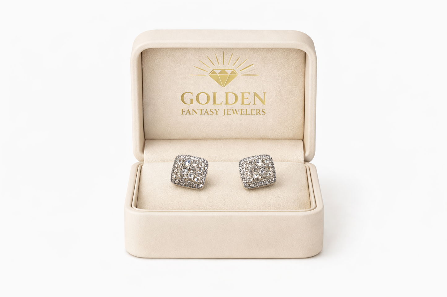 14K White Gold Earrings