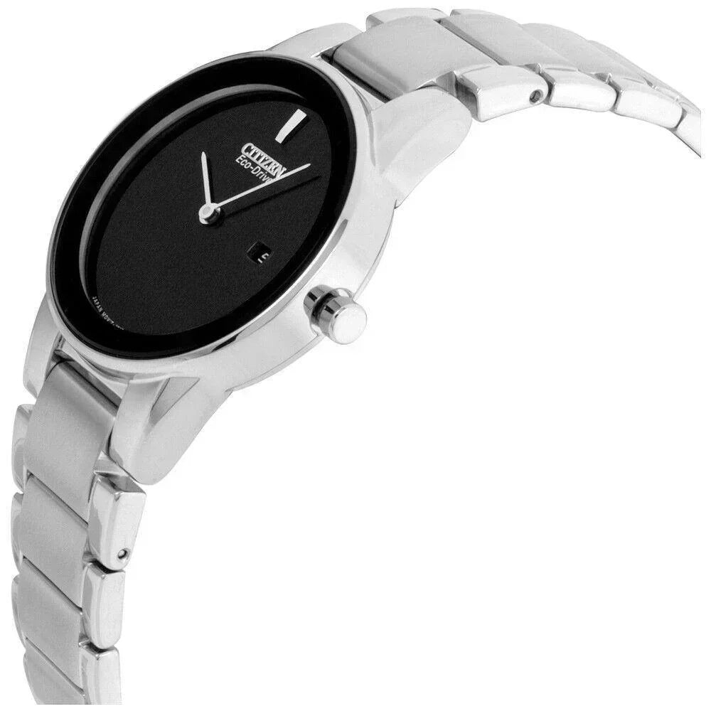 Citizen Axiom GA1050-51E Women's Silver-Tone Eco-Drive Watch - side view