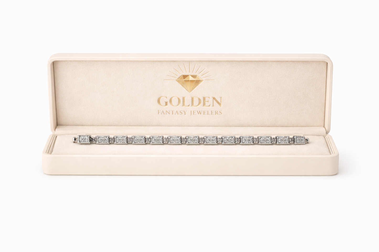 Sterling Silver Bracelet 0.22 ct Natural Diamond