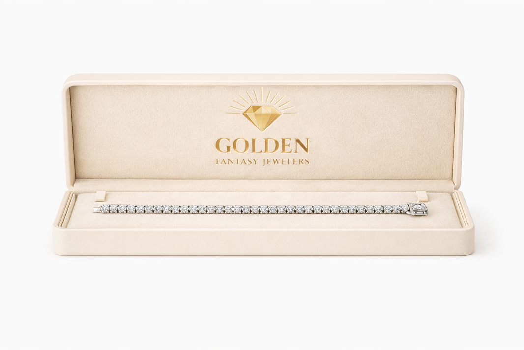 14K White Gold Tennis Bracelet 2.00 ct Natural Diamond