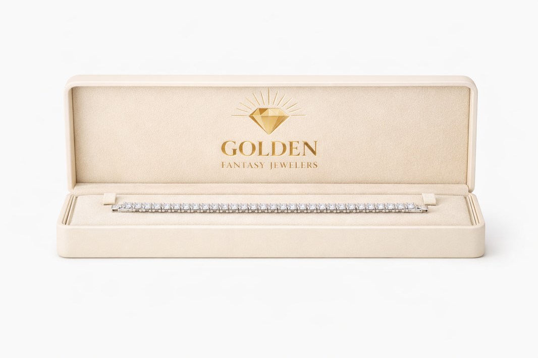 14K White Gold Tennis Bracelet 3.00 ct Natural Diamond